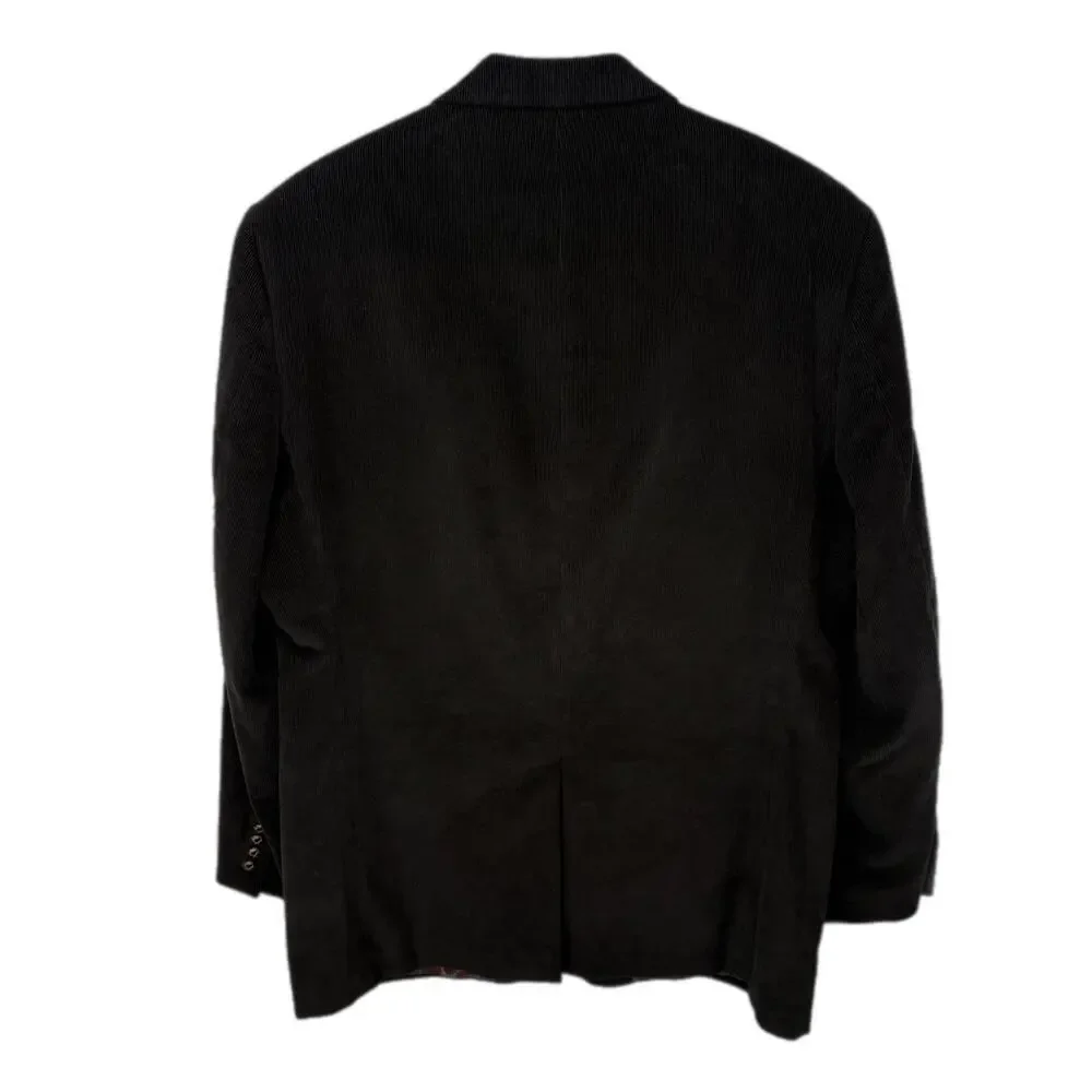 Ralph Lauren Black Corduroy Blazer - Men's Size 42L